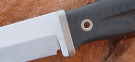 A medium clip point Evolution with a textured G10 handle, blade length: 100mm - as with all Evolution models this is basically a customer specified blade shape based on my old Raven model. Price �235 with a pouch type sheath.