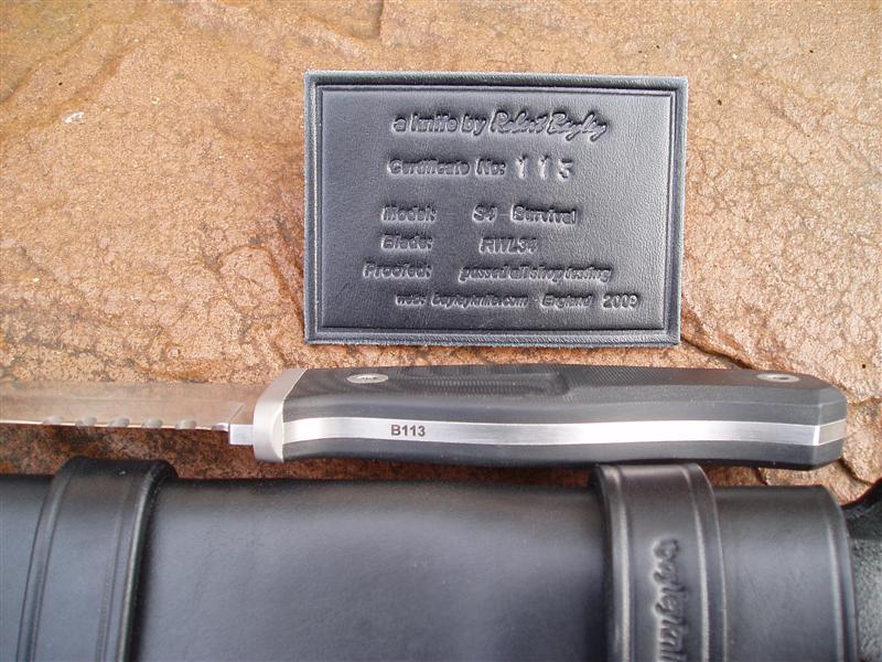 Leather Certificate of authenticity
